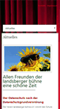 Mobile Screenshot of landsberger-buehne.de